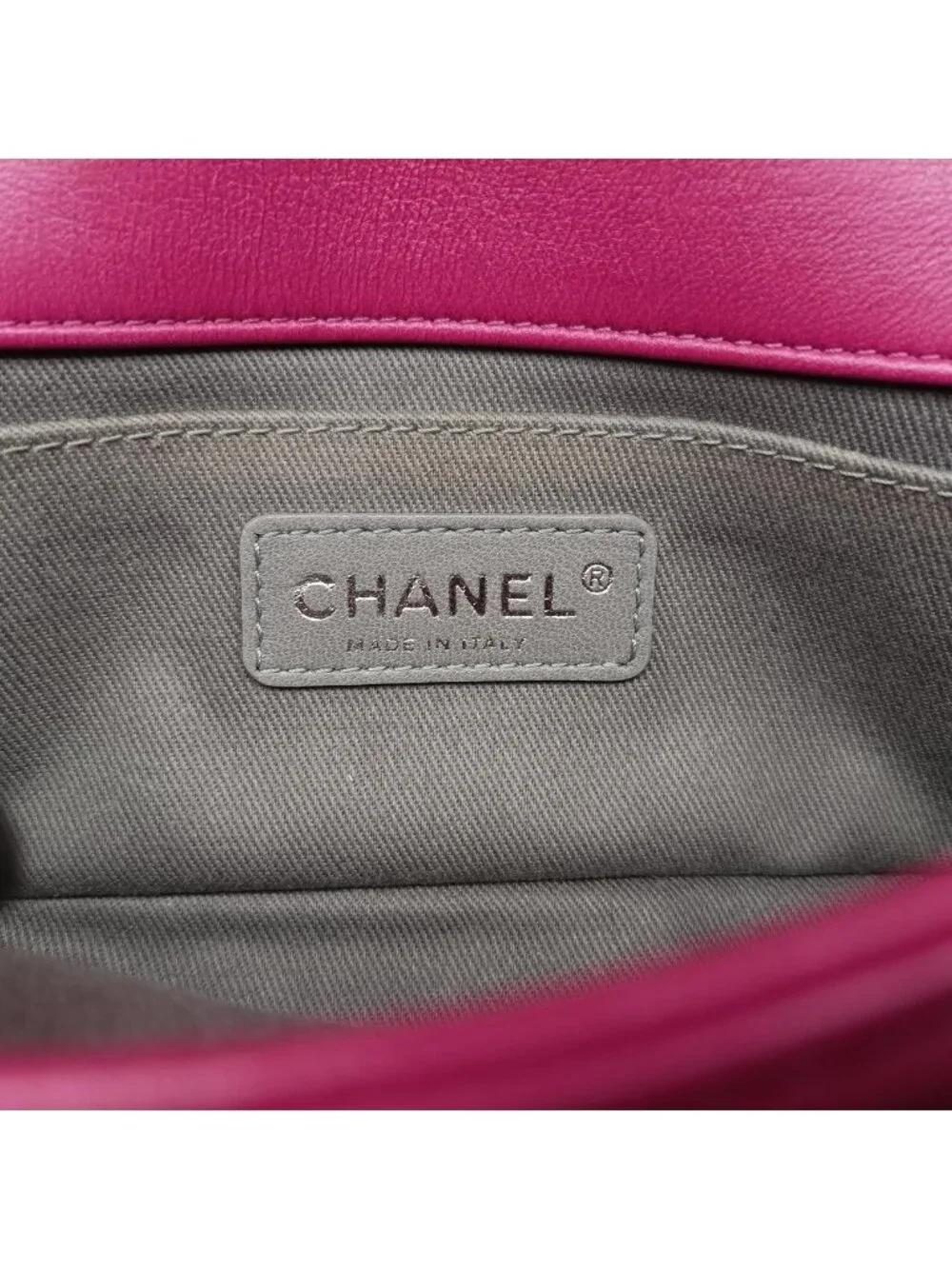 Chanel Boy Rose Red Velour Shoulder